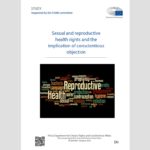 Okładka raportu ""Sexual and reproductive health and rights and the implication of conscientious objection"